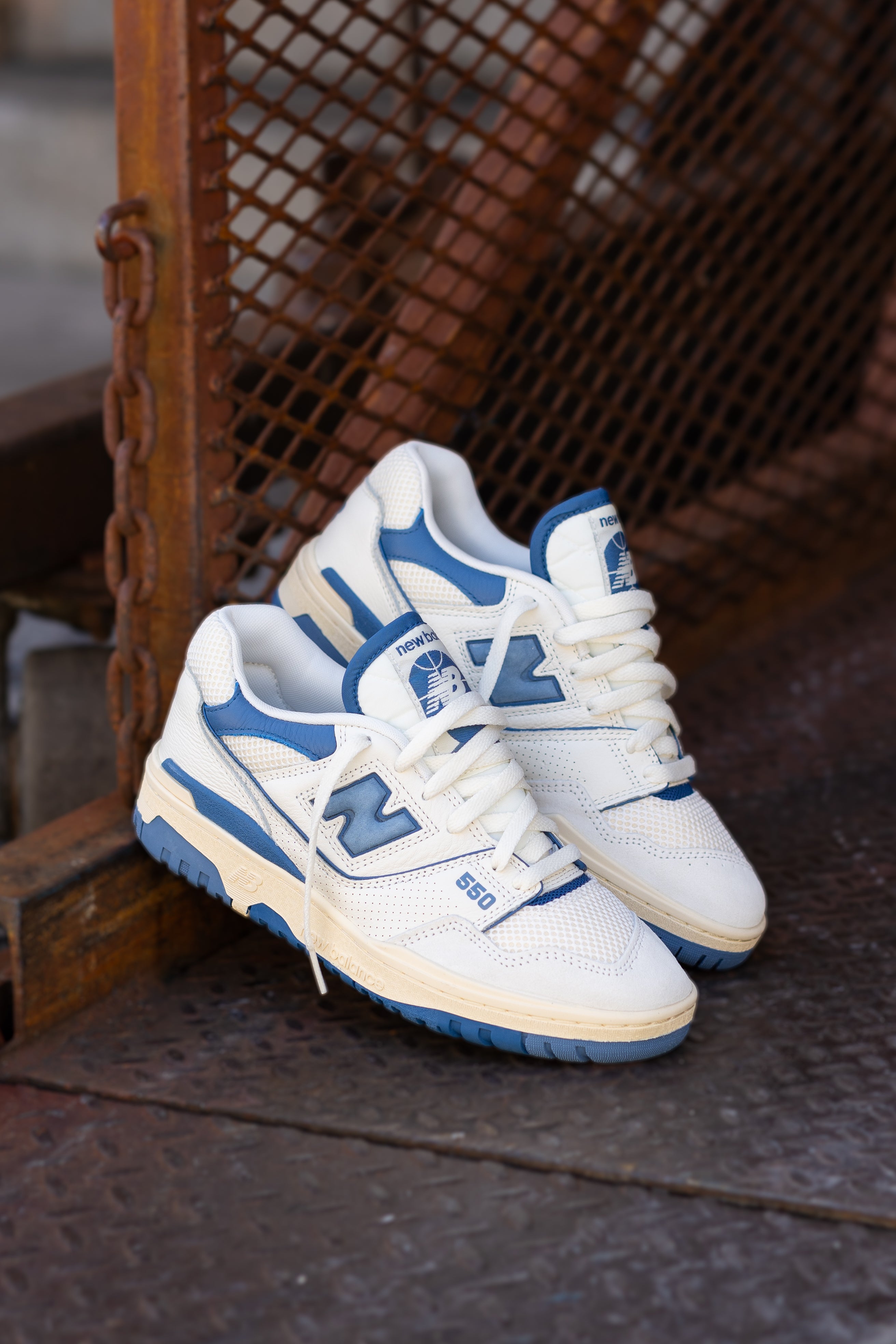 Mens New Balance 550 (White/Blue) - BB550CPD - New Balance