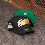 New Era Edmonton Trappers Green UV (Black) 59Fifty Fitted