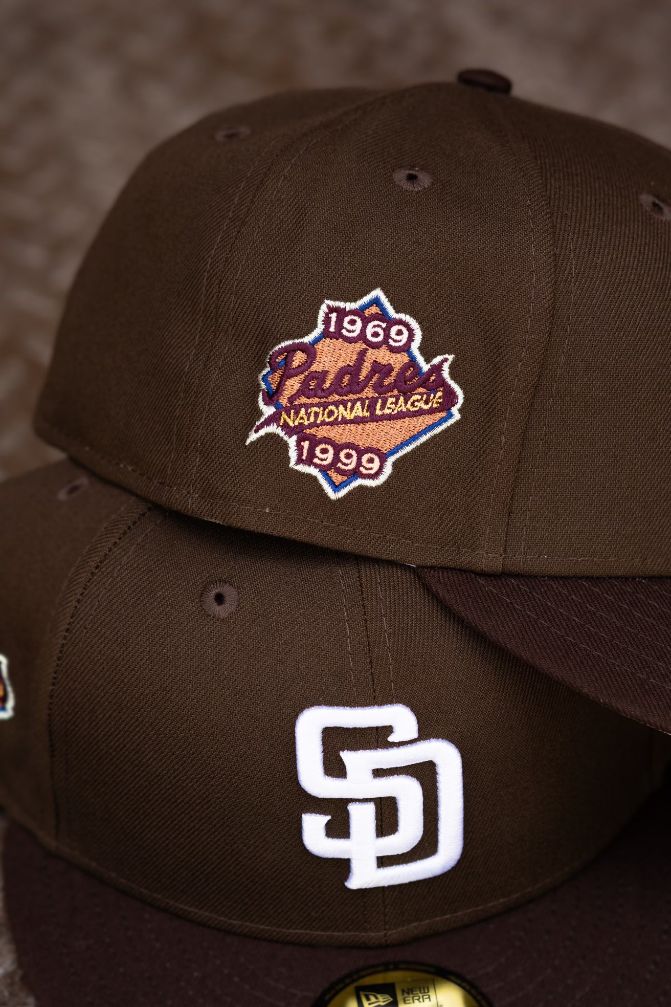 New Era San Diego Padres 1999 30th Anniversary Pink UV (Walnut/Burnt Wood) 59Fifty Fitted