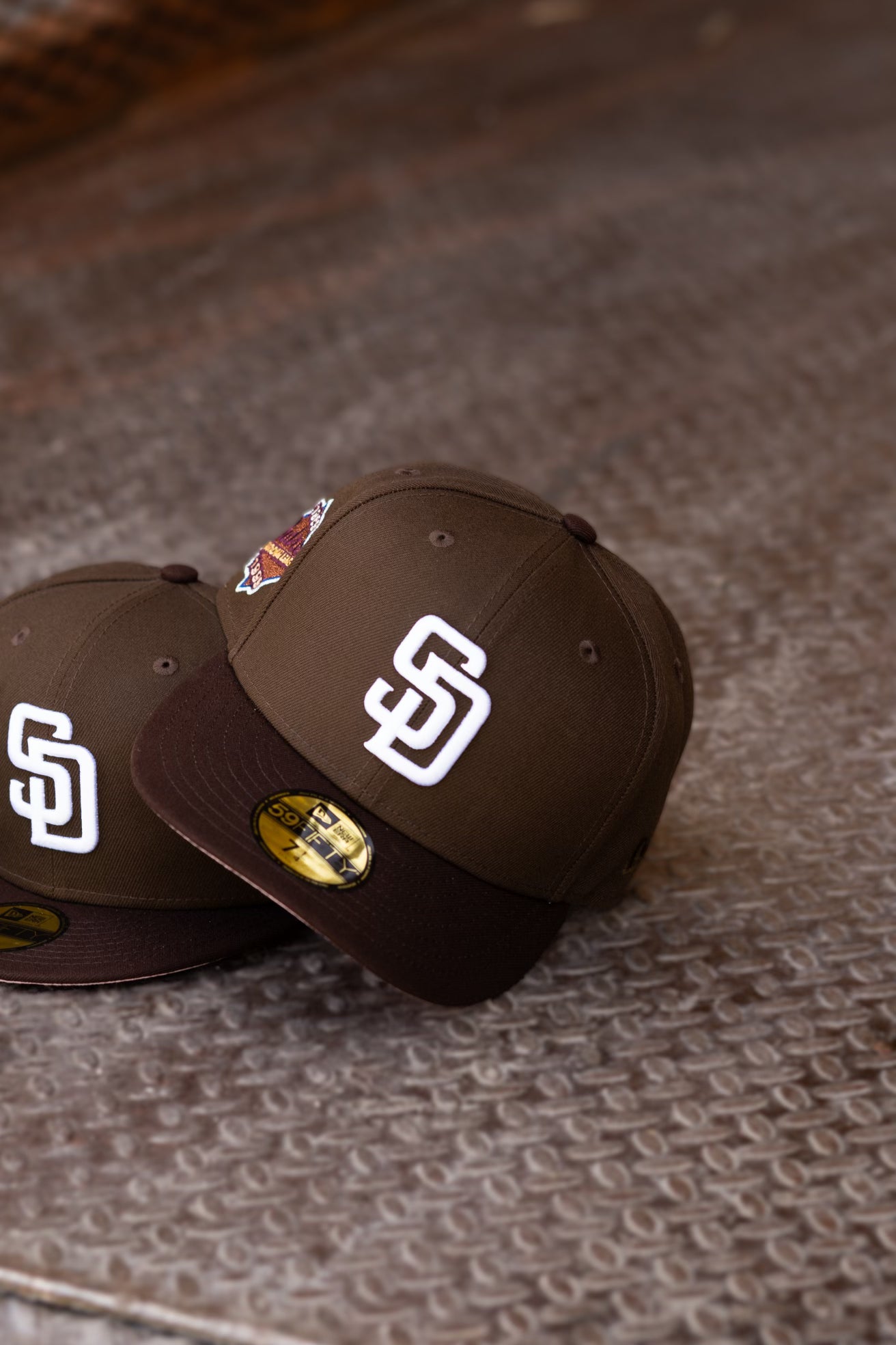 New Era San Diego Padres 1999 30th Anniversary Pink UV (Walnut/Burnt Wood) 59Fifty Fitted