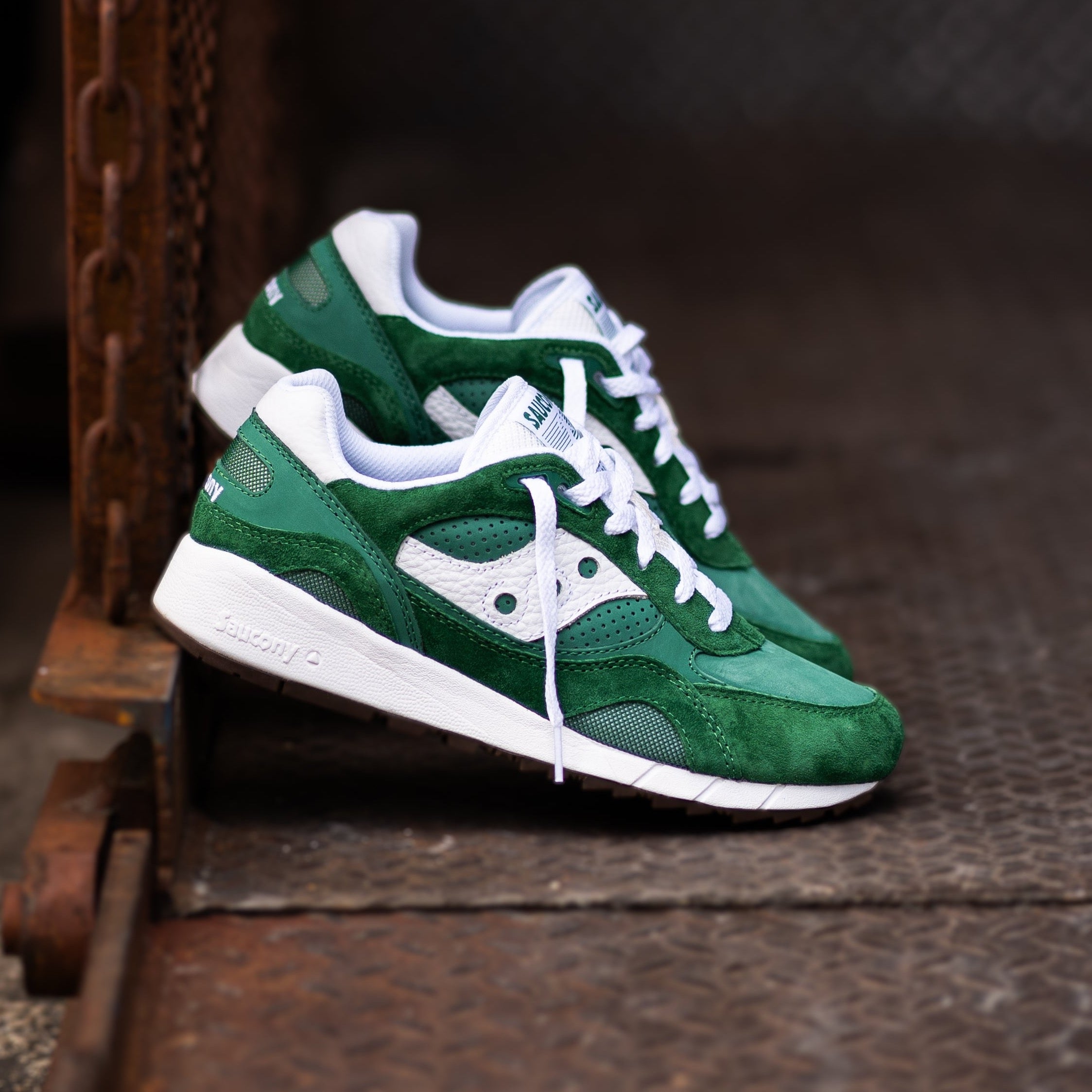 Mens Saucony Shadow 6000 Ivy Prep (Green/White) - S70802-1 - Saucony