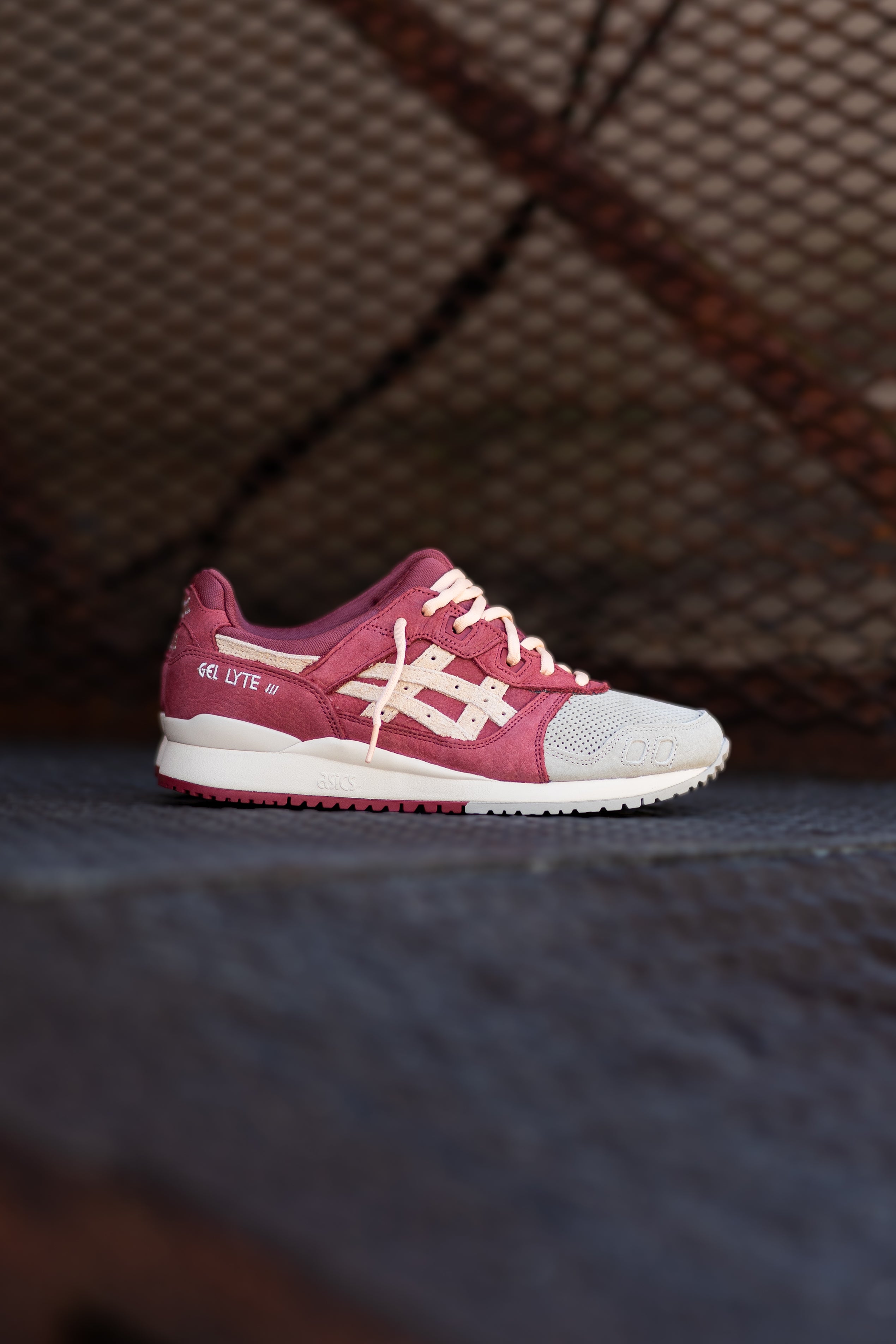 Mens Asics Gel-Lyte III OG (Wood Crepe/Burnt Red) -  1203A345.201 - Asics