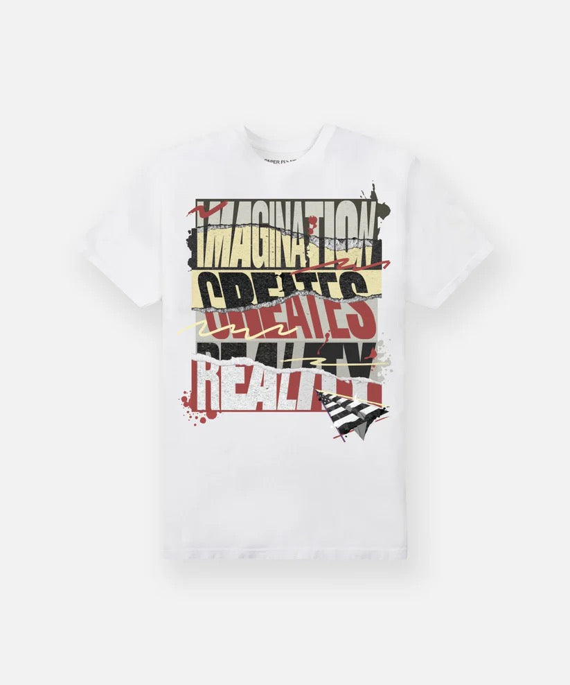 Paper Planes "IMAGINATION CREATES REALITY" TEE - Paper Plane
