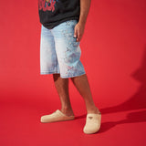 DUAA ''REWARD'' ICE STONE DENIM SHORT
