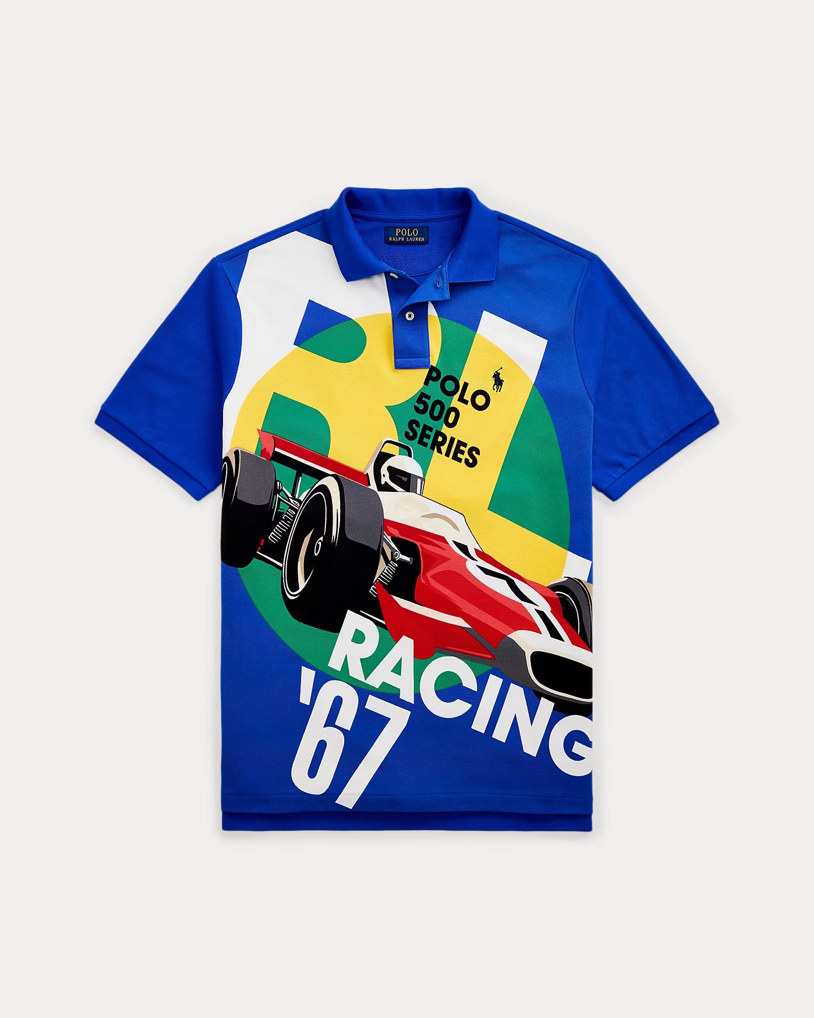 Polo Ralph Lauren Classic Fit Mesh Graphic Polo Shirt - Polo Ralph Lauren