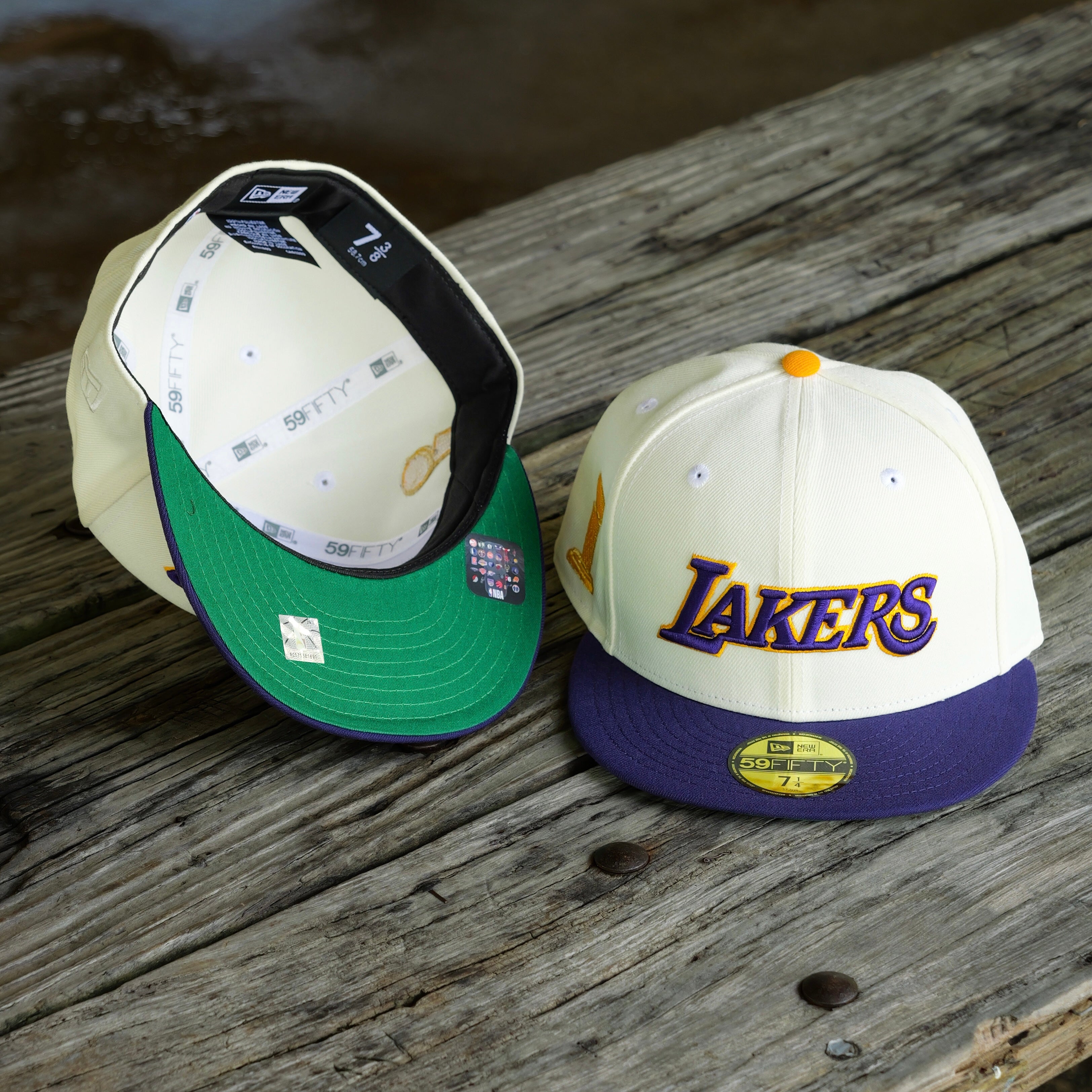 New Era Los Angeles Lakers NBA Trophy Side Patch Fitted