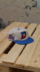 DSM "Supercross" Hat - (Natural/Blue) - Diet Starts Monday