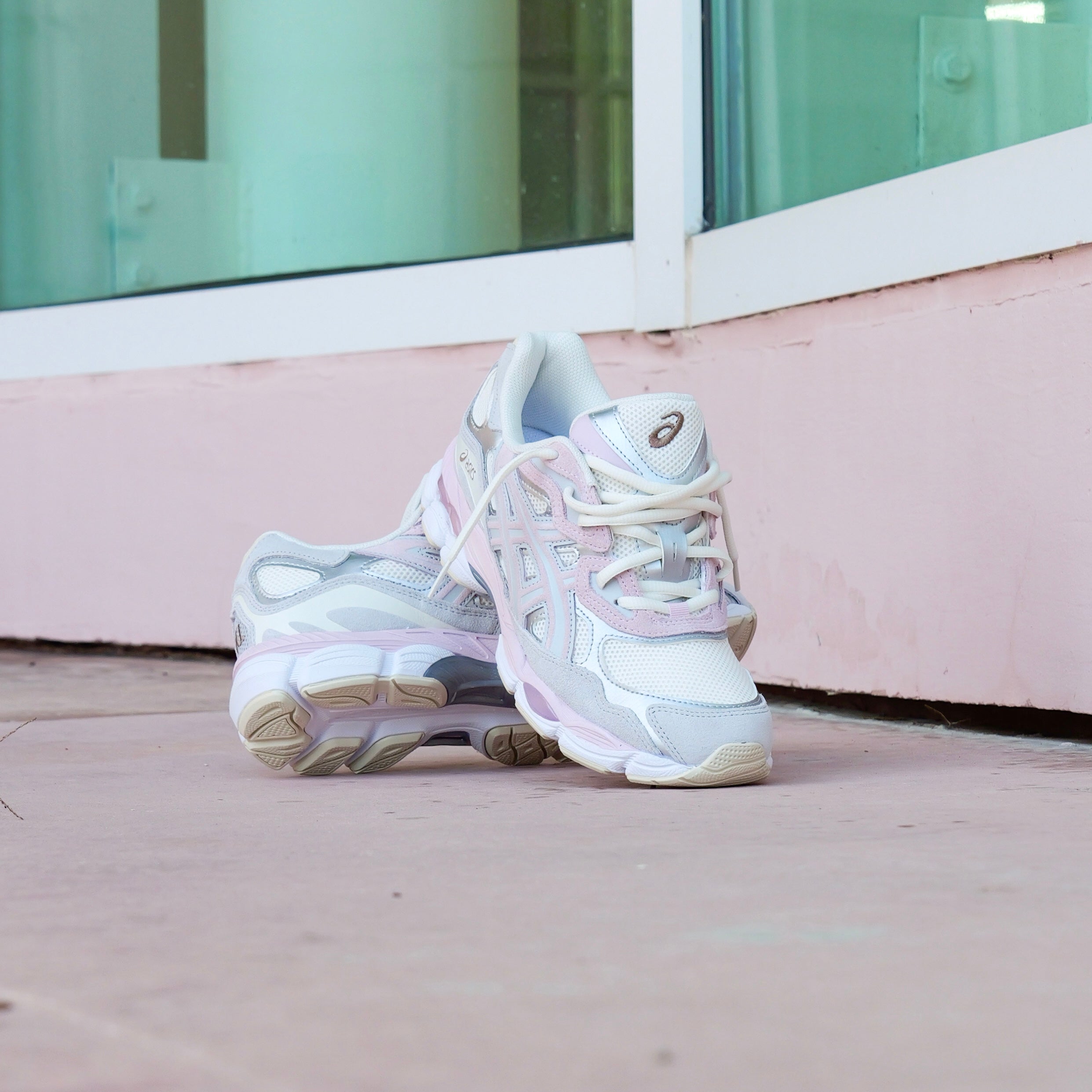 Mens Asics Gel-NYC (Concrete/Barely Rose)