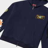 Godspeed Squadron Zip Up Hoodie (Navy)