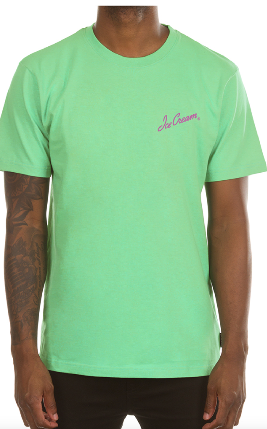 Icecream Server ss tee (Green Ash) - Ice Cream