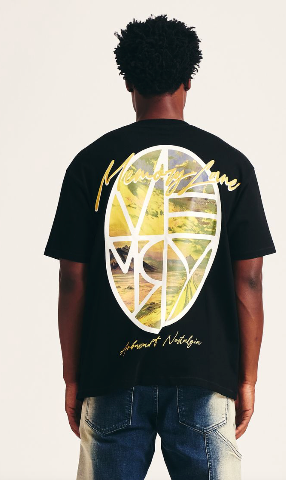 Memory Lane "Desert Scene" Black Tee - Memory Lane