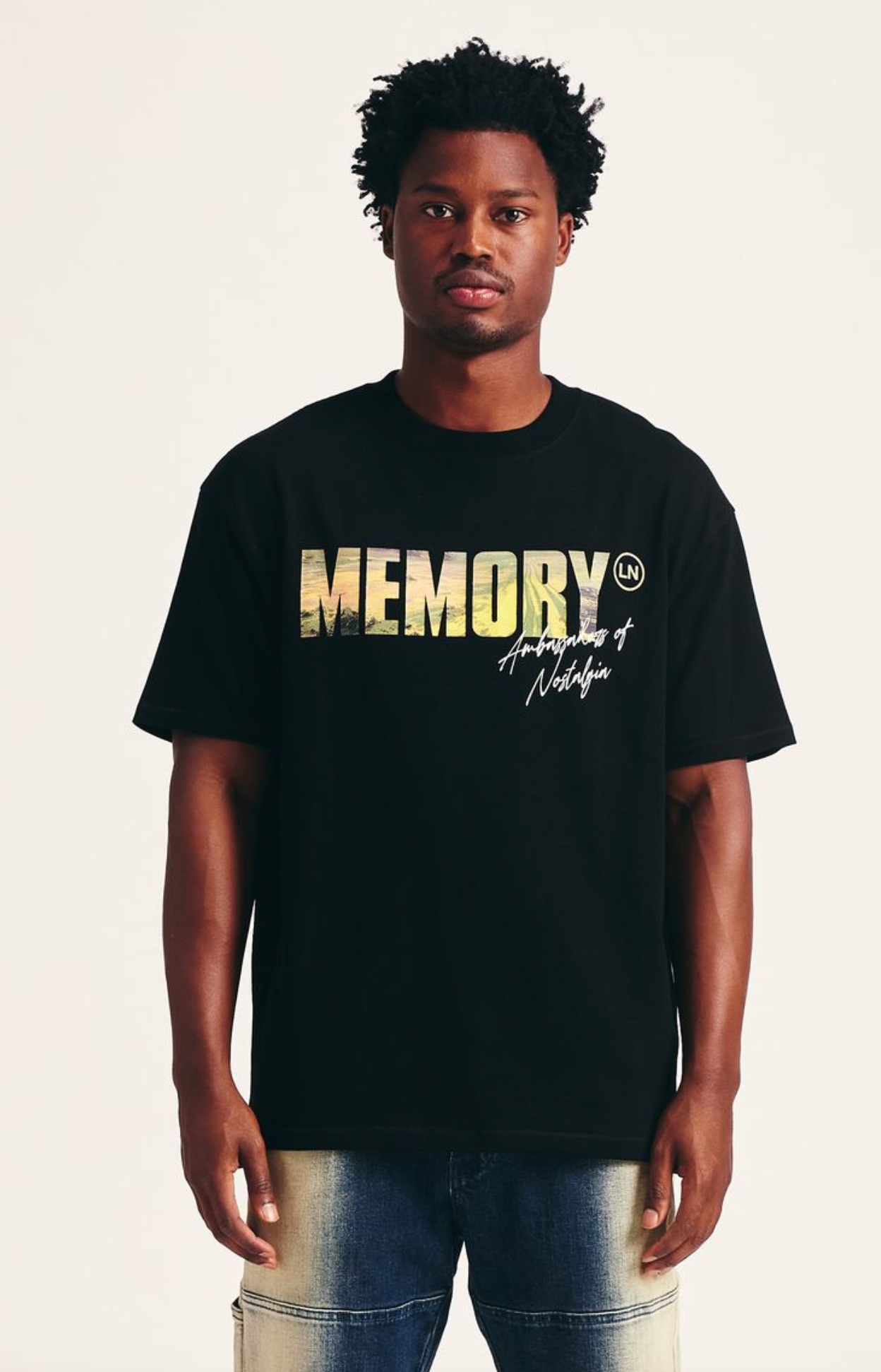 Memory Lane "Desert Scene" Black Tee - Memory Lane