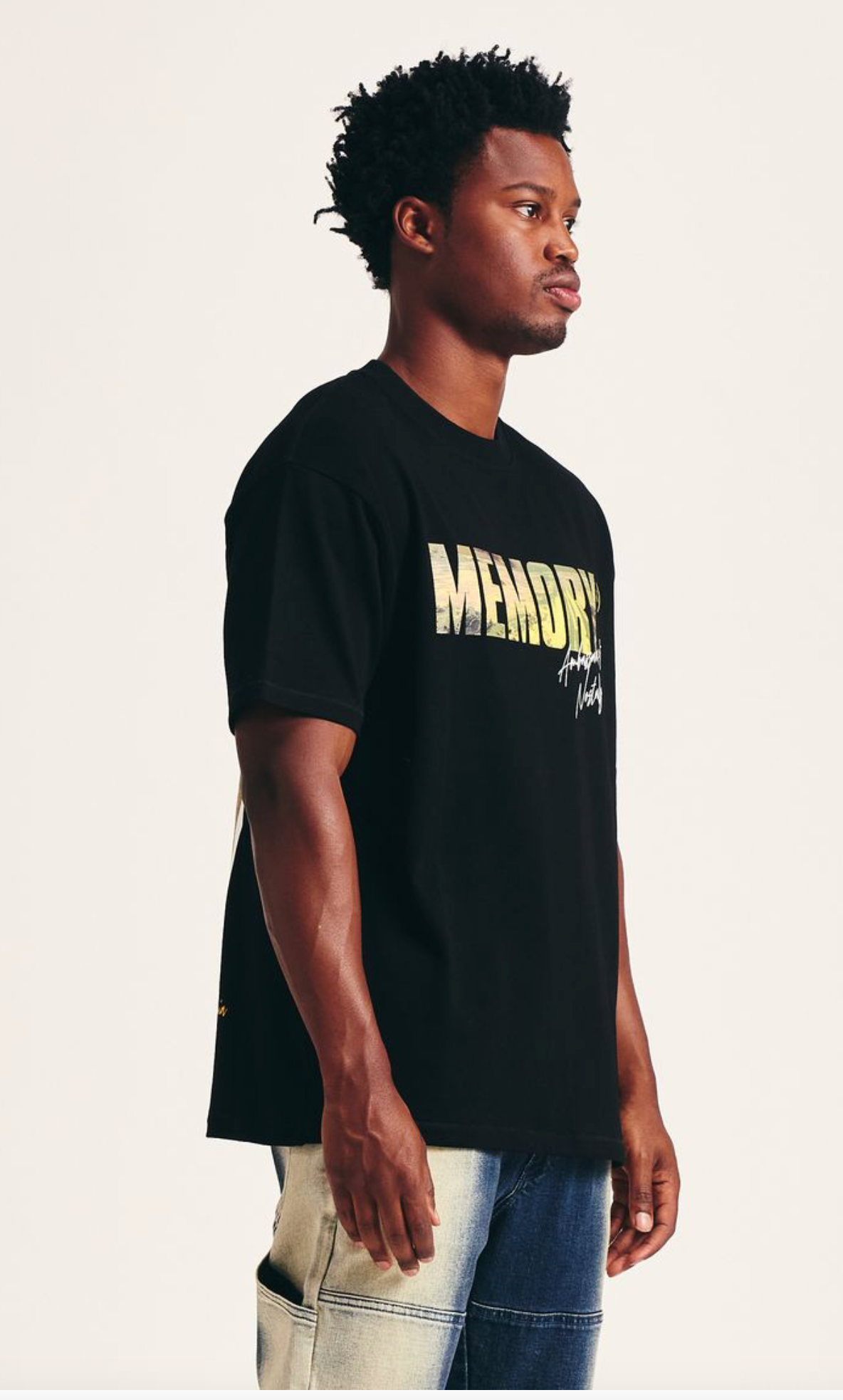 Memory Lane "Desert Scene" Black Tee - Memory Lane