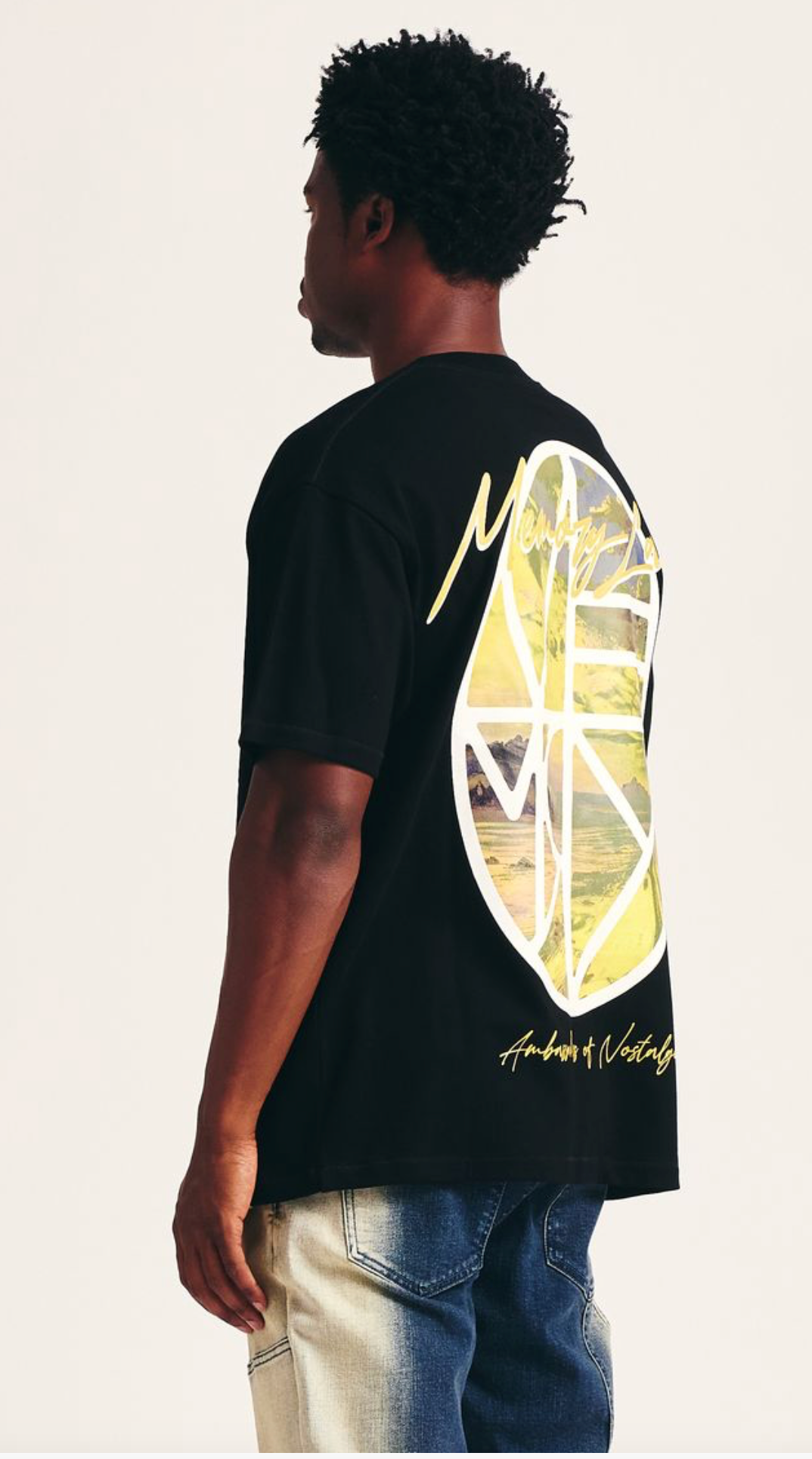 Memory Lane "Desert Scene" Black Tee - Memory Lane