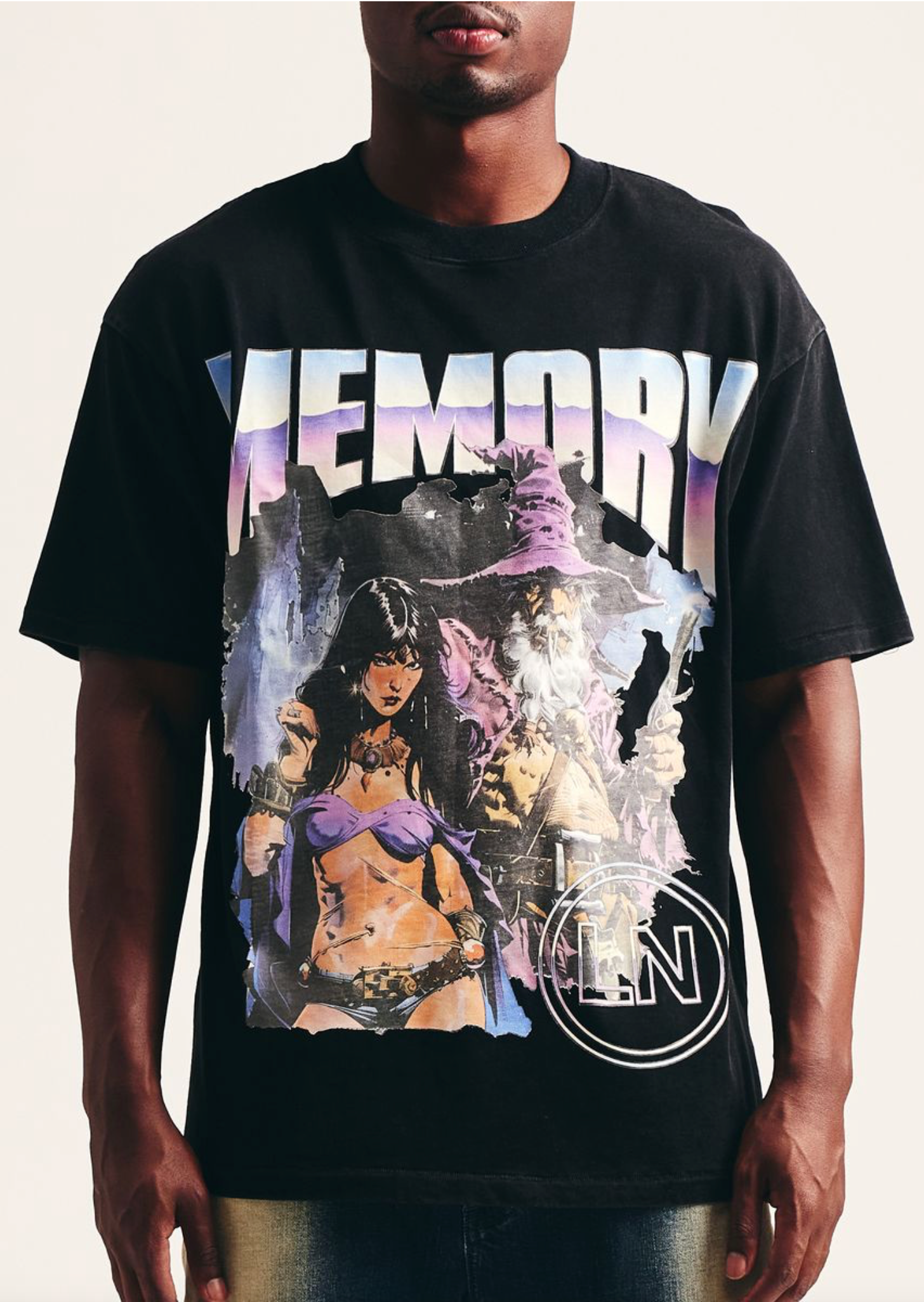 Memory Lane "Heavy Metal" Black Tee - Memory Lane