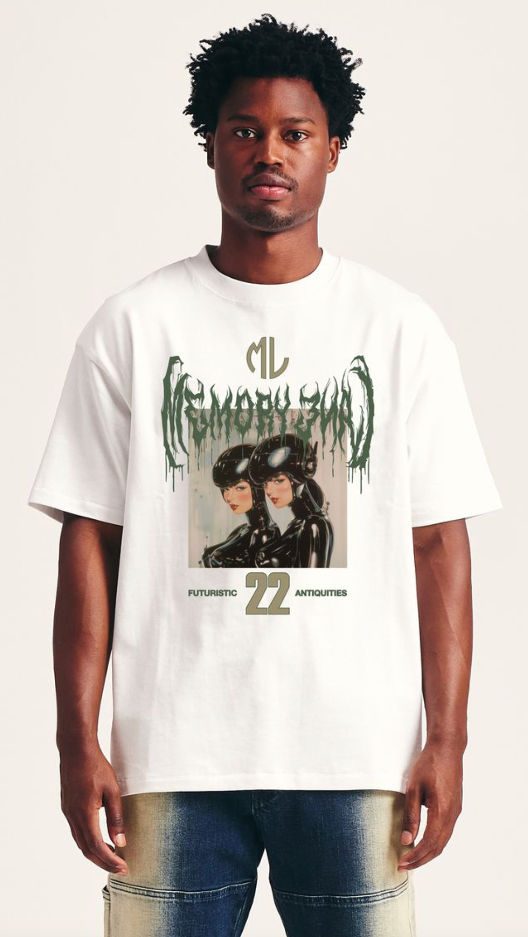 Memory Lane "GOGO GIRLS" White Tee - Memory Lane