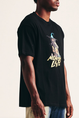 Memory Lane "The Wizard" Black Tee - Memory Lane