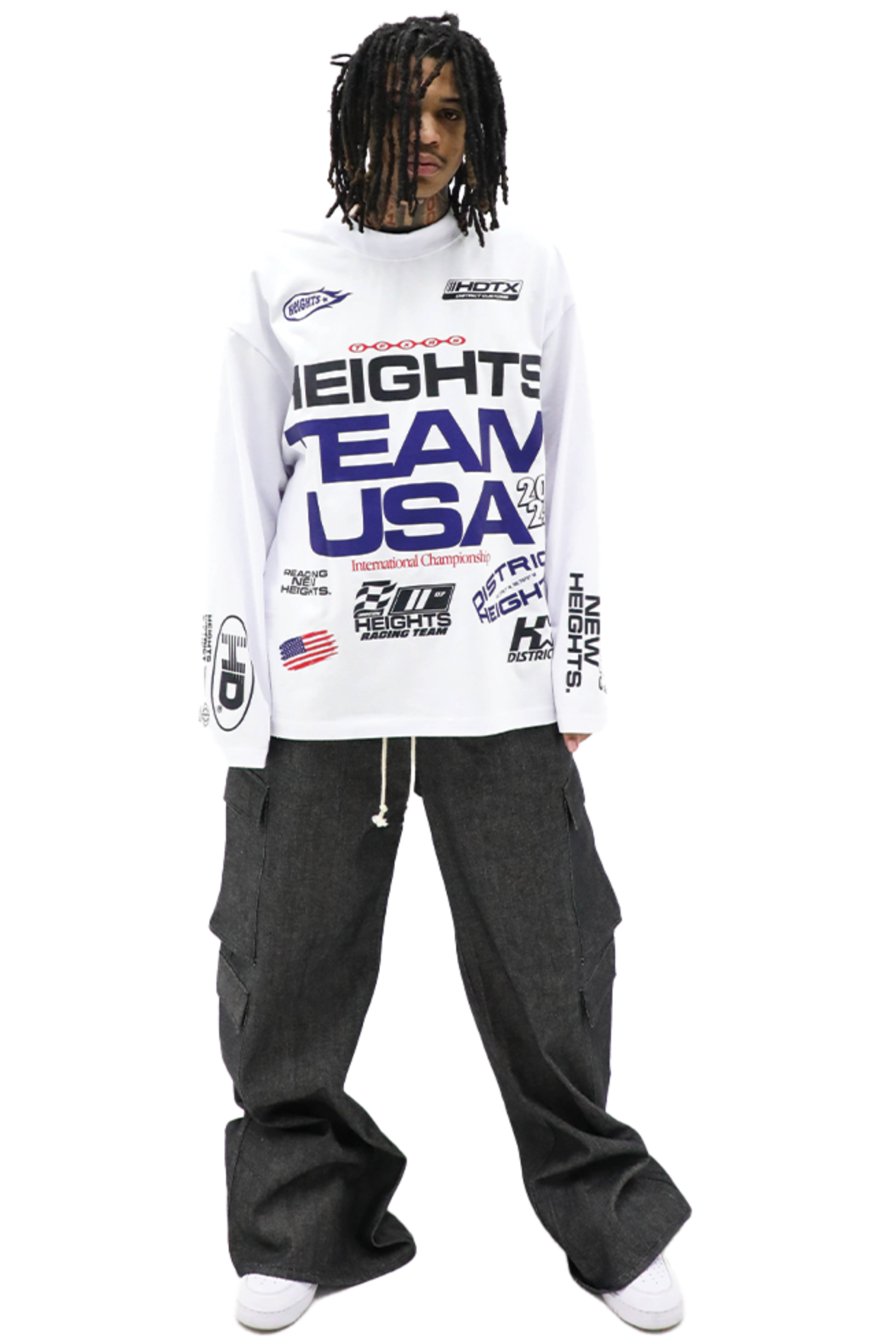 Heights Team USA Long Sleeve (White) - Heights