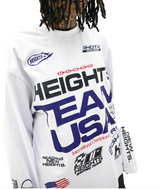 Heights Team USA Long Sleeve (White) - Heights