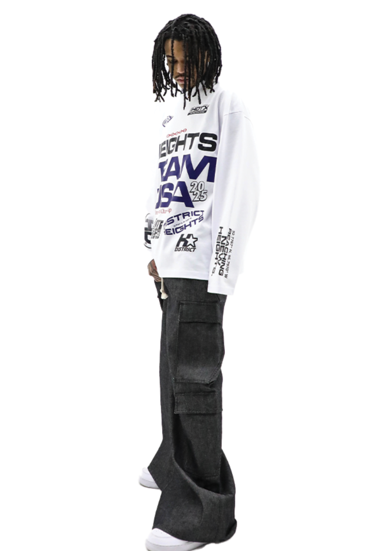 Heights Team USA Long Sleeve (White) - Heights