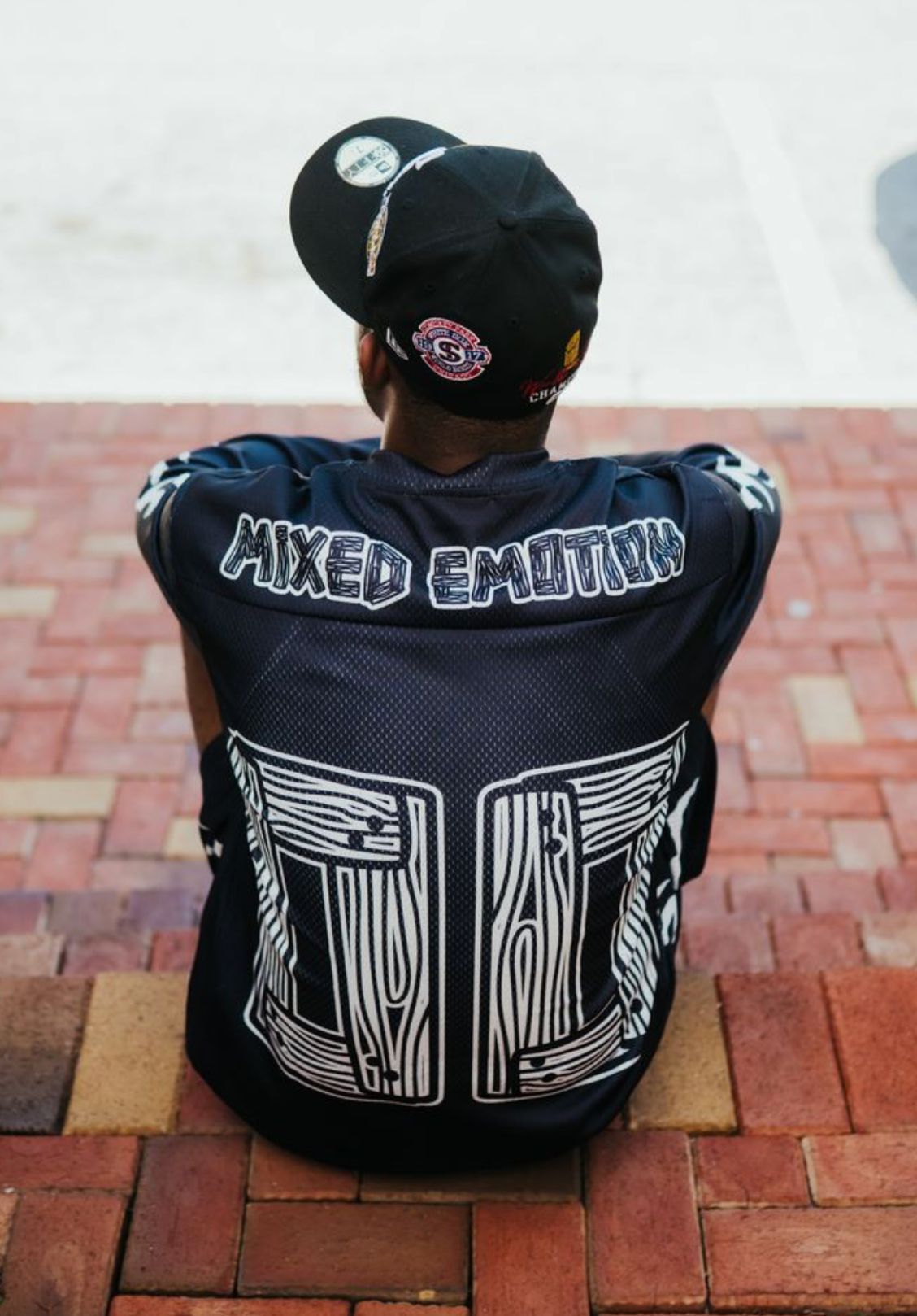 MIXED EMOTION- Black 'Lightning' Long Sleeve - Mixed Emotion
