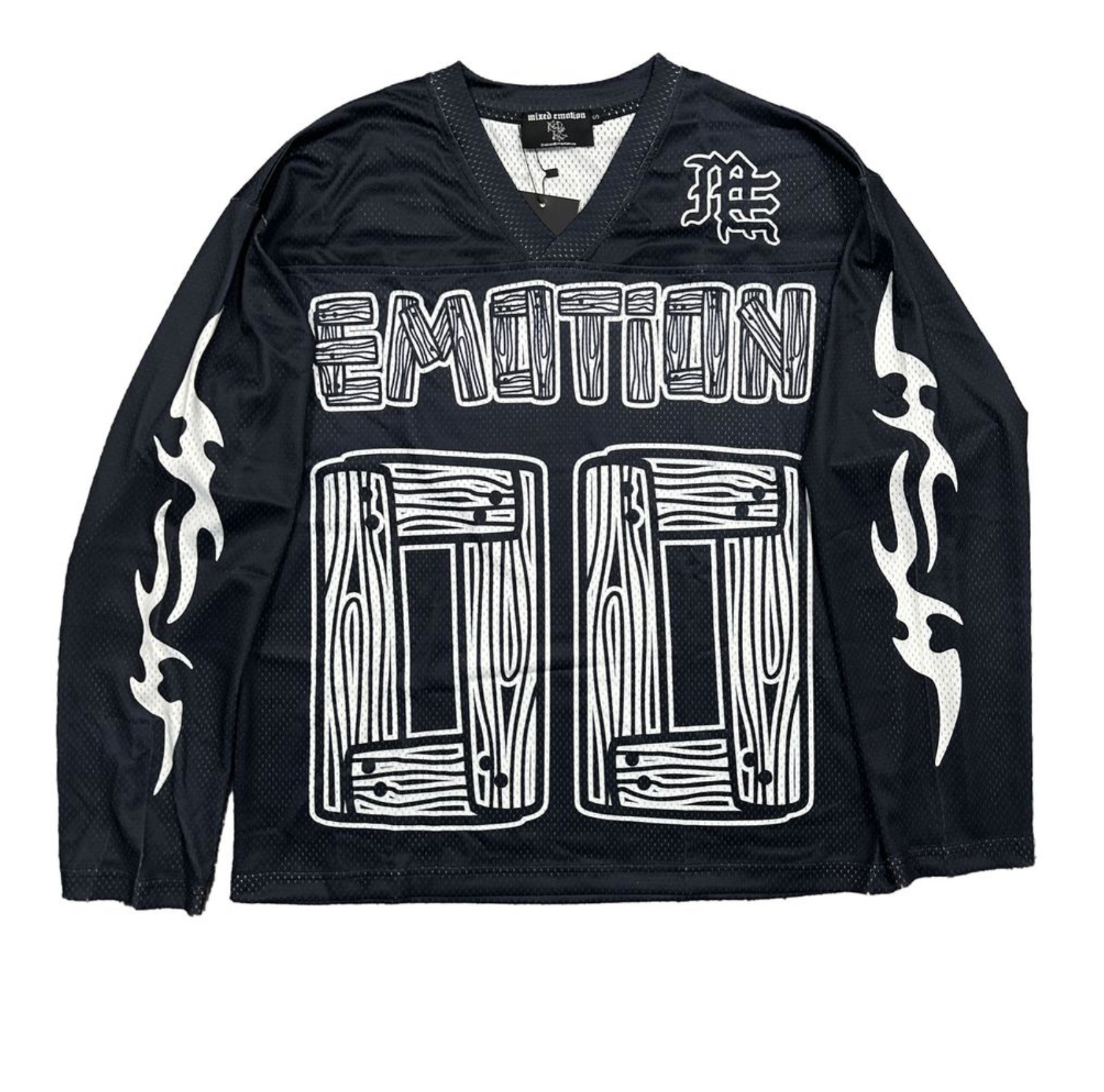 MIXED EMOTION- Black 'Lightning' Long Sleeve - Mixed Emotion