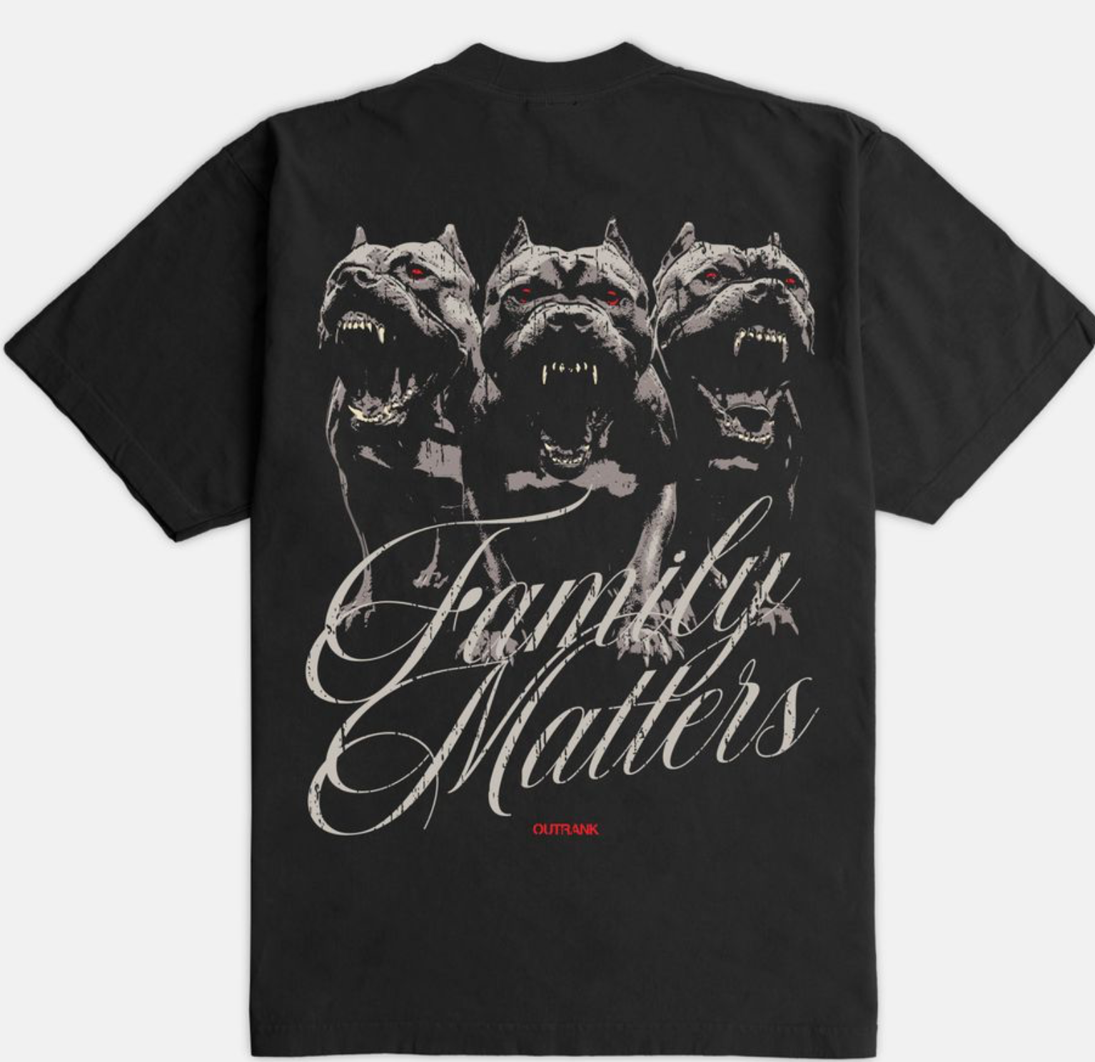 Outrank Family Matters Heavyweight T-shirt (Black)