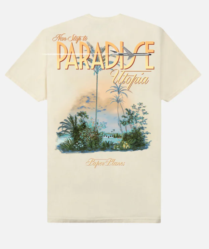 PAPER PLANES Memories Of Paradise Tee (EggShell) - Paper Plane