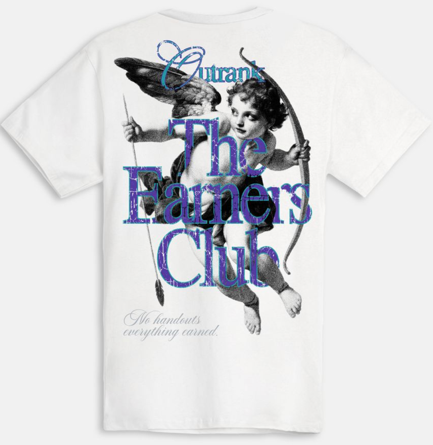 Outrank The Earners Club T-shirt (White)