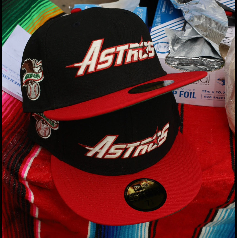 New Era Houston Astros American League Side Patch Fitted