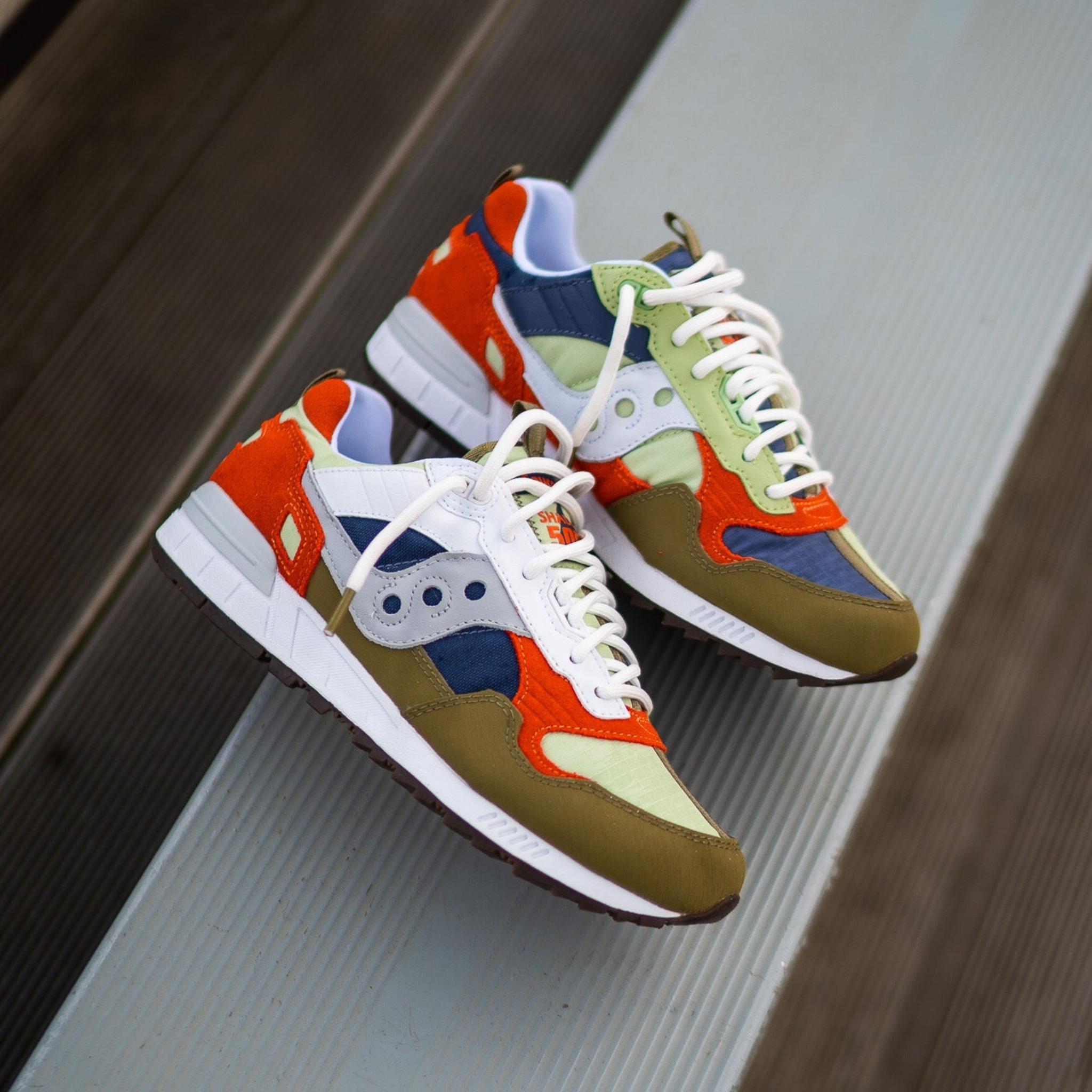 Saucony Shadow 5000 Outdoor (Olive/Grey/Orange) - Saucony