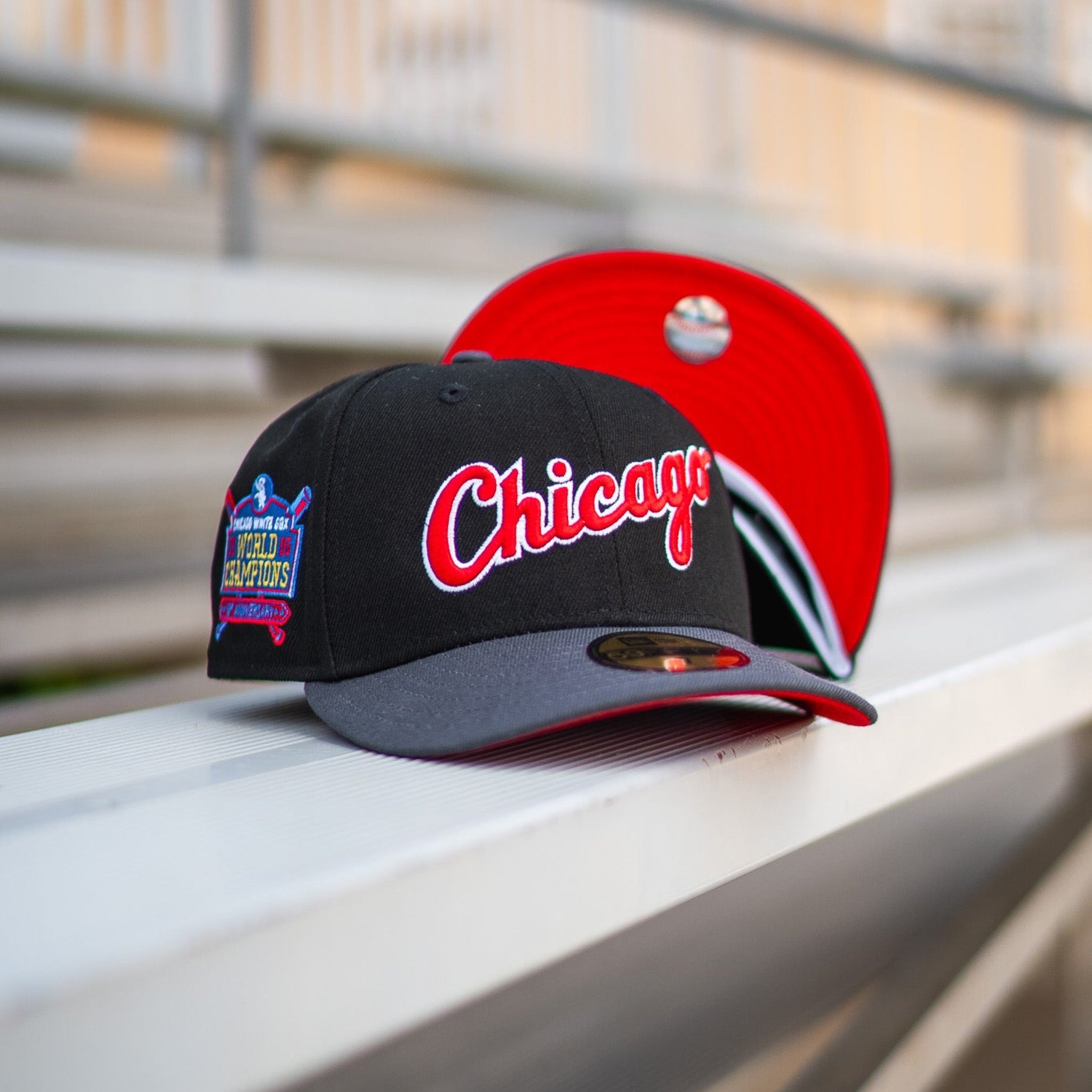 New Era Chicago White Sox 10th Anniversary Red UV (Black/Charcoal) - New Era