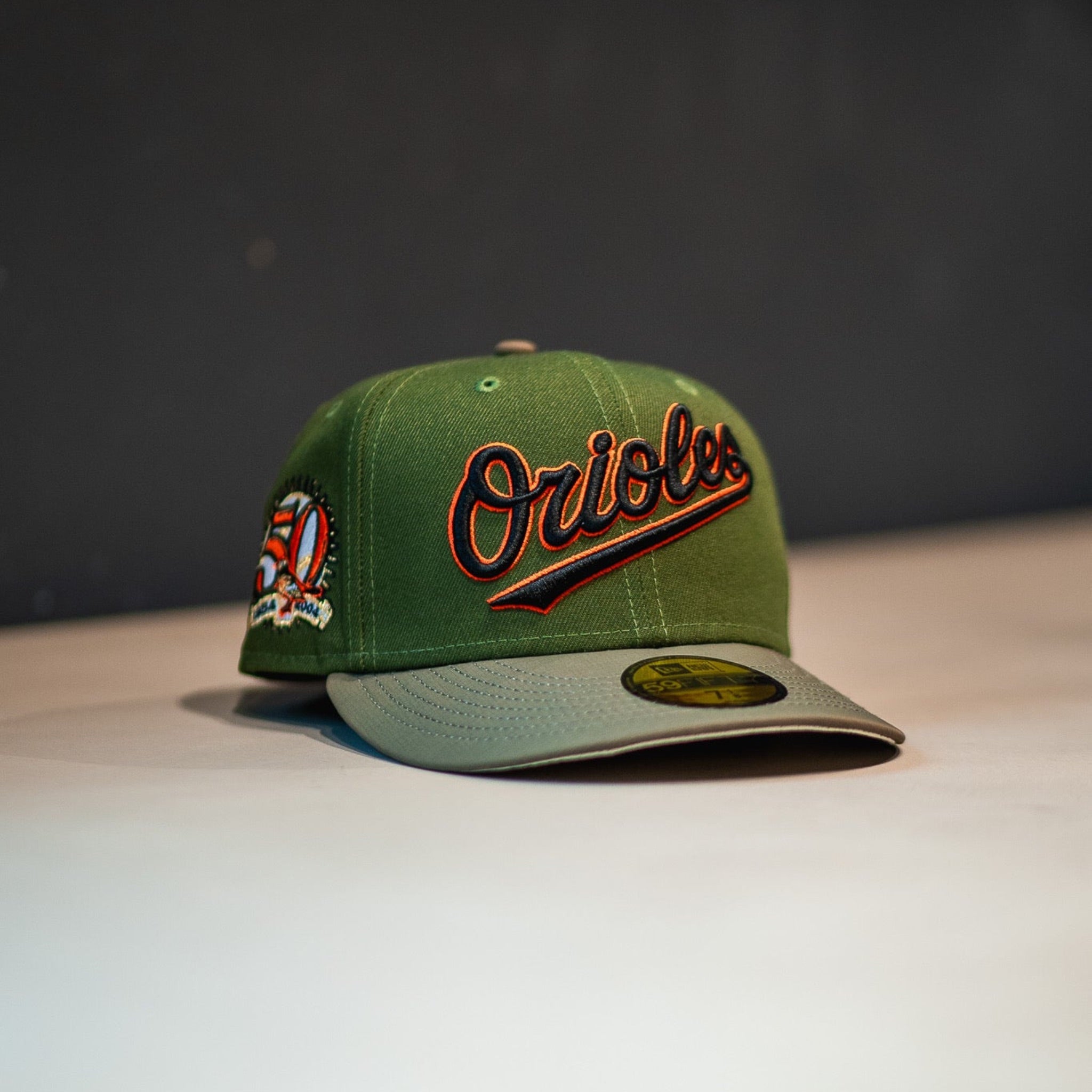 New Era Baltimore Orioles 50th Anniversary Off White UV (Rifle/Olive Canvas) - New Era