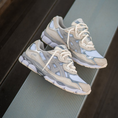Mens Asics Gel-NYC (White/Oyster Grey) - Asics