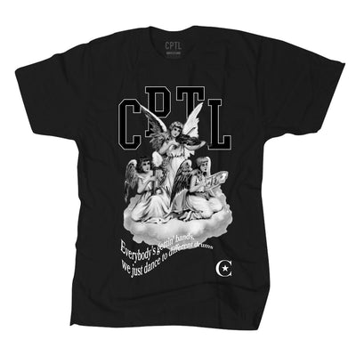 Capital Denim Everybody's Gettin' Bands T-Shirt (Black) - Capital Denim