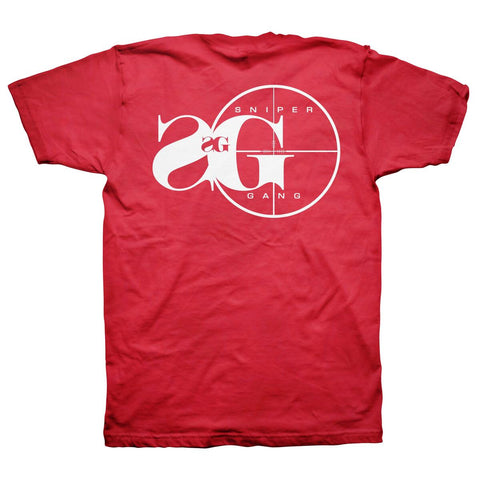Sniper Gang Superstars T-shirt (Red) - Sniper Gang Apparel