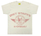 Diet Starts Monday First World Tee (Antique White) - Diet Starts Monday