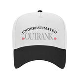 Outrank Underestimated Snapback (White/Black) - Outrank