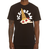 IceCream Spill SS Tee (Black) - Ice Cream