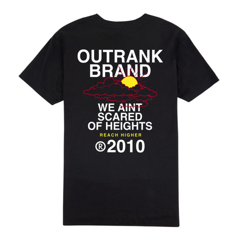 Outrank Reach Higher T-shirt (Black) - Outrank