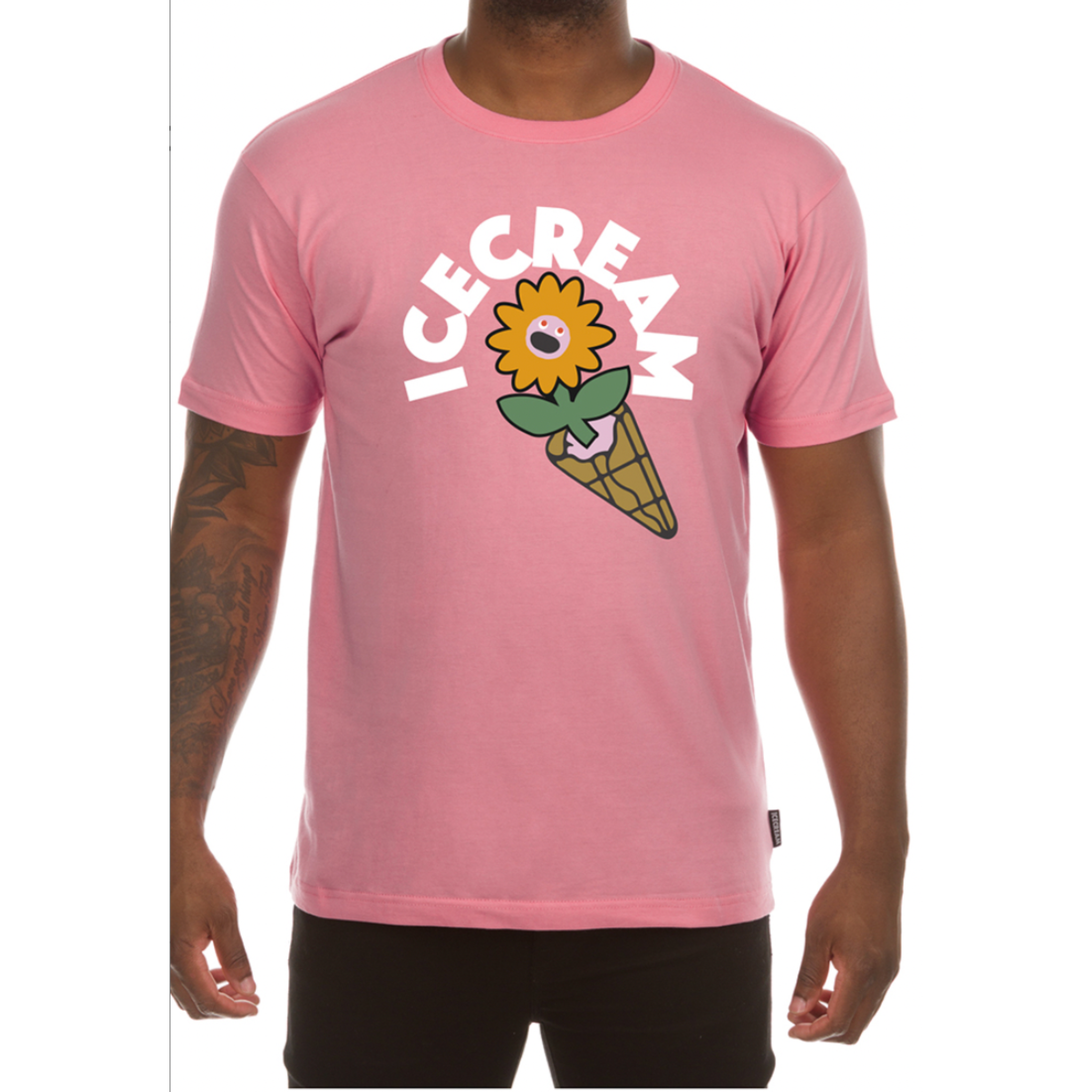 Icecream Floral Tee (Mauve Glow) - Ice Cream