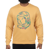 Billionaire Boys Club Digitalized Crewneck (Curry) - Billionaire Boys Club