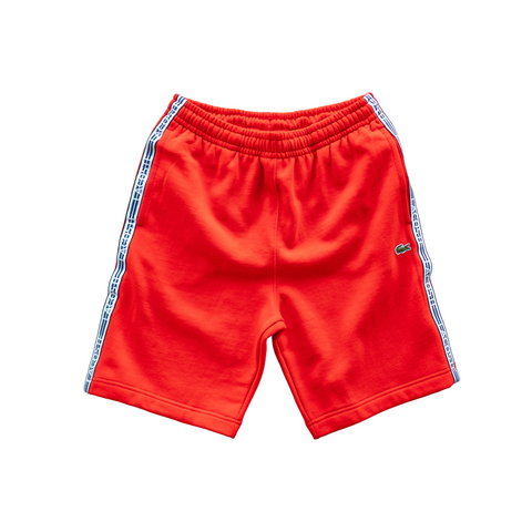 Lacoste Taped Cotton Shorts (Flame) - Lacoste