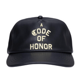 Honor the Gift Los Angeles Leather Cap (Black) - Honor The Gift