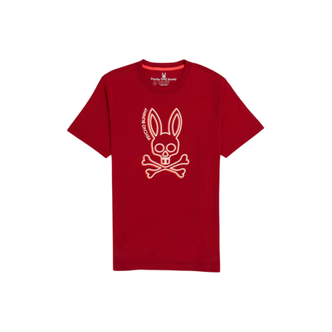Psycho Bunny Gresham Graphic Tee (Rio Red) - SNEAKER TOWN