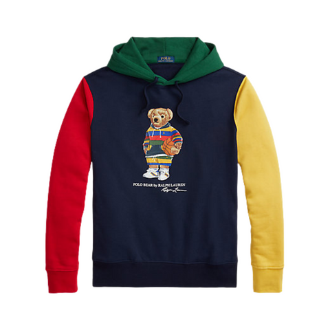 Polo Ralph Lauren Polo Bear Color-Blocked Fleece Hoodie - Polo Ralph Lauren