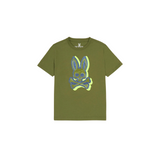 Kid's Psycho Bunny Varick Tee (Dark Olive) - Psycho Bunny