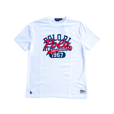 Polo Ralph Lauren Stacked-Logo T-Shirt (White) - Polo Ralph Lauren