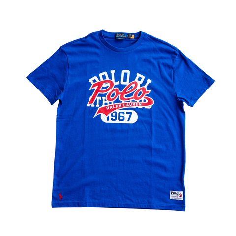 Polo Ralph Lauren Stacked-Logo T-Shirt (Royal Blue) - Polo Ralph Lauren