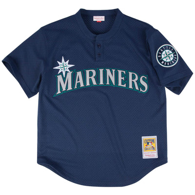 Mitchell N Ness Ken Griffey Jr. 1995 Authentic Mesh BP Jersey Seattle Mariners - Mitchell & Ness